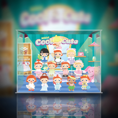 taobao agent [Can't move] Bubble Mart Migo salt and sweet series tide -playing blind box special display box