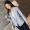 Áo len 2018 mới nhỏ Hàn Quốc phiên bản của đoạn ngắn đơn giản lỏng sinh viên hoang dã bf len mùa thu và mùa đông quần áo của phụ nữ