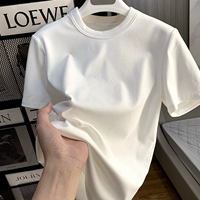 Белая хлопковая футболка, лонгслив, в корейском стиле, длинный рукав