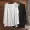 Xuân 2018 rách rách tua rua không đều kích thước lớn phiên bản Hàn Quốc của áo sơ mi họa tiết hoang dã trong phần áo thun dài tay nữ