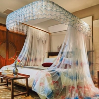 Đường ray mới chống muỗi khung u-track công chúa mã hóa gió dày 1,5 m giường 1,8m đôi hộ gia đình - Lưới chống muỗi màn chống muỗi cửa sổ