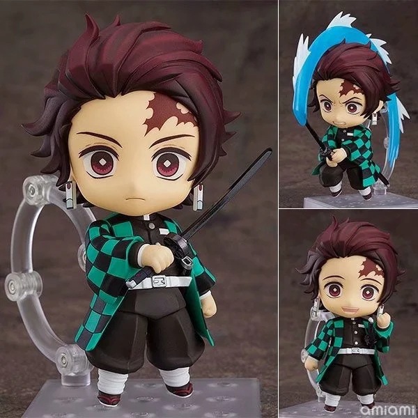 TanzhilangDemonSlayer ghost Extinguish Blade of You bean Movable Face change Version Q Clay Doll Toys gift doll