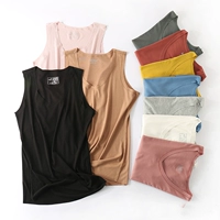 2018 ren cotton miễn phí cắt vest nữ mùa hè giảm béo còng áo sơ mi liền mạch đáy áo áo ba lỗ nữ ngắn
