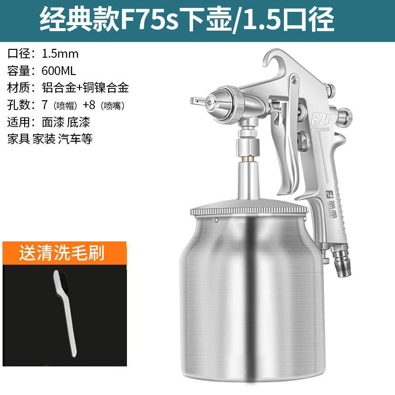 phun sơn điện Fujiwara W71 Car paint spray gun súng phun sơn khí nén cầm tay máy nén khí phun sơn Máy phun sơn cầm tay