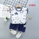 Bộ đồ ngắn tay cho bé trai cotton đẹp trai mùa hè bé hè quần áo trẻ em cho bé 0 bé gái Áo phông 3 trẻ em 1 tuổi - Phù hợp với trẻ em