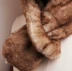 Lông cừu thật một chiếc khăn ấm áp nam và nữ hoang dã đơn giản học sinh Hàn Quốc phiên bản cổ áo của mùa đông thủy triều khăn ống nam đa năng Khăn quàng cổ / khăn quàng cổ
