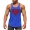 New Superman Men Chuyên nghiệp Thể hình Thể hình Thể hình Vai mỏng Dây đeo Cotton Sweat Vest Vòng Hem Loose Sling ao thể thao