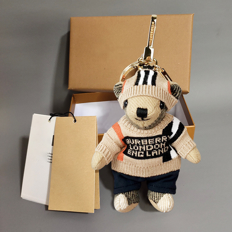 Camel SWEATER HATBear Pendant Bear Bag Pendant Key buckle Hanging decoration originality automobile Key chain lovely personality teddy bear