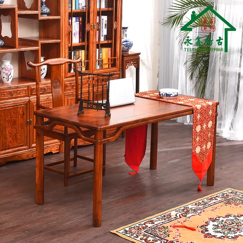 Китайская антикварная мебель, каллиграфия, настольный стол с твердым деревом в вяшении стола Учитель Стол Каллиграфия стол каллиграфия таблица Ming и Qing Classical Computer Table