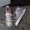 CHIC màu hồng nhạt màu tím in giầy cao giày nữ màu cát đậu · thấp để giúp cô gái mềm mại gió Giày sinh viên Hàn Quốc giầy cao gót nữ