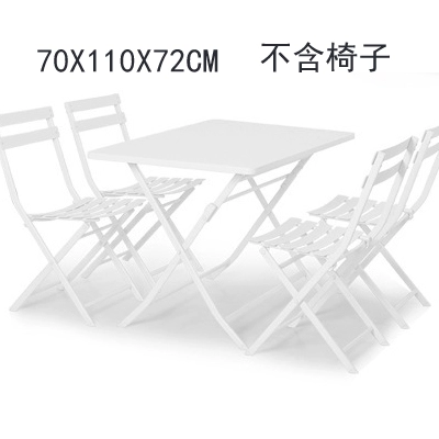 Ban công sắt gấp bàn ghế nhỏ Internet nổi tiếng Douyin ba mảnh kết hợp ngoài trời sân thượng sân giải trí bàn cà phê bàn ​​ăn 