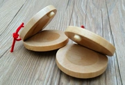 Bàn múa gỗ tròn cho trẻ em bộ gõ đồ chơi mẫu giáo giáo dục sớm dạy học đồ dùng bằng gỗ đúc bảng tròn nhảy ván