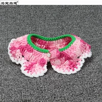 Красный фальшивый воротник