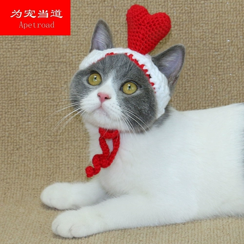 Шапка на день Святого Валентина ручной работы, шлем, аксессуар для волос