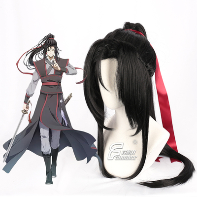 taobao agent Fenner Magic Animation Wei Wuxian Wei Yingyu Mo Xuanyu cos wigs+ponytail costume wigs