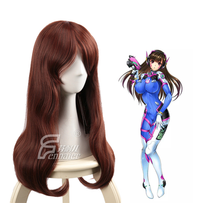 taobao agent Fangneer Overwatch D.VA DVA Songhanan Mar yasel face cosplay fake hair spot