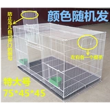 Птичья клетка попугая металлическая голубь кожа тигра, кролика кролика кроличьи белки