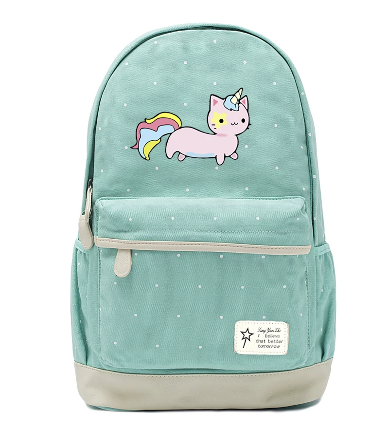 Рюкзак Pusheen для начальной и средней школы, милый принт кота, 30×15×13,75 см