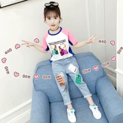 2019 bé gái mới mặc phiên bản nước ngoài mùa hè dành cho trẻ em Hàn Quốc của mùa hè dành cho nữ - Phù hợp với trẻ em