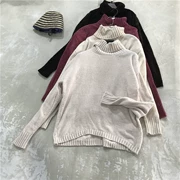 Áo len nữ mùa thu mới 2018 màu trơn, áo len mỏng, áo len mỏng 8 C-5-2-6-1-3