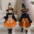 thoi trang haloween Bé gái Halloween cosplay phù thủy bí ngô váy trẻ em ăn mặc trang phục dành cho trẻ em và trẻ em trung niên dạ quang váy đèn lồng happy happy halloween Trang phục haloween