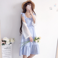 Bạn gái ăn mặc cổ tích ăn mặc ba chị em đa người mặc mới Hàn Quốc ngọt đầm váy ulzzang sản phẩm mới