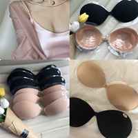 Dora Chaoren Hall Hồng Kông hương vị retro chic strapless ống top sexy núm vú dán ngực đáy áo ngực đồ lót phụ nữ miếng dán đầu ti silicon