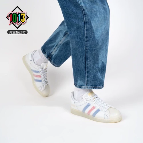 Adidas Triples Superstar Мужская и женщина классическая раковина Shell Head Shoes H00196 00197 FX4322