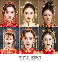 Аксессуар для волос для невесты, красное ювелирное украшение с кисточками, коллекция 2021, китайский стиль