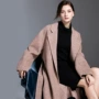 Phụ nữ cao cấp Thâm Quyến phiên bản lớn mùa đông Hàn Quốc của áo khoác lông cừu retro trong phần dài của áo khoác len - Áo len lót đôi áo ấm nữ