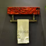 Китайское антикварное украшение ретро -мастерство, принадлежности для ванной комнаты, цветочные теневые полотенца, красивые женщины в соответствии с графиком