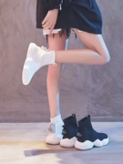 Giày thể thao nữ cao cấp 2019 mới mùa xuân vớ căng giày nữ phiên bản Hàn Quốc của ulzzang triều giản dị vớ hoang dã - Giày cao gót