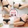 Quần lót mới gợi cảm nữ thongs Coquettish cám dỗ trong suốt ren rộng T quần cotton 裆 tback quan xi