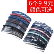 Vải chải tóc chải lược bangs comb hair clip lược clip top clip mũ nón tóc Hàn Quốc tóc hoang dã bangs clip trượt tóc