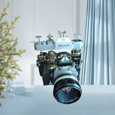 Камеры 西洋古董尼康马特单反135胶卷机械老相机 解构爆炸真相机蒸汽朋克