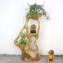 Toon gỗ nanmu gỗ hoa đứng một gốc khắc hoa gốc cây hình dạng tự nhiên kệ kệ phòng khách - Các món ăn khao khát gốc Bàn ghế gốc cây giá rẻ