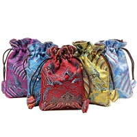 Высококлассная сумка для хранения из грецкого ореха, браслет, четки из круглых бусин, ювелирное украшение, мешочек, тканевый мешок, набор, упаковка