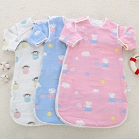 Чистая хлопчатобумажная марля может быть разобранным рукавом для спального мешка, детка, детка весной, осень и зима, удары с ножом, нагреваемая комната для отопления четыре сезона