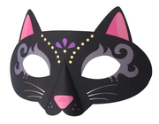 DIY tay lắp ráp ba chiều mô hình giấy black cat mũ Halloween mặt nạ 3D mô hình giấy origami đồ chơi trẻ em