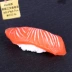 bộ chén dĩa sứ Mô hình cá hồi mô phỏng cá hồi lát sushi thức ăn hải sản món ăn đồ chơi trưng bày đạo cụ đĩa nhựa dùng 1 lần Đồ ăn tối
