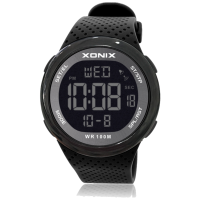 Ny-006 New Pu Watch Strap / Underwater Button SupportXONIX accurate multi-function motion man waterproof Swimming diving run time LED student Electronics Wrist watch male
