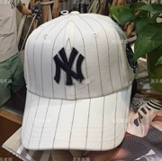 MLB mũ bóng chày trong nước truy cập thế hệ 17 mùa thu NY trắng sọc thời trang cong skull cap 04110, 02810