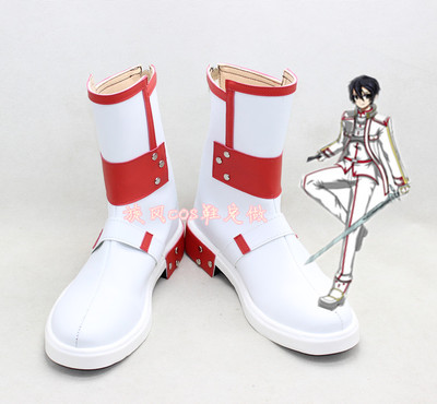 taobao agent Number C0886 Sword Art Online Kirita Kirito and Ren Kirito (Blood League Cavaliers) COS shoes to customize