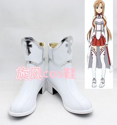 taobao agent Number B7543 Anime Sword Sword God Realm Aisna (female lead) cosplay shoe is customized to draw