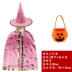 Cos phù hợp với Halloween trẻ em trang phục mẫu giáo đạo cụ biểu diễn bé trai và bé gái Áo choàng phù thủy áo choàng 