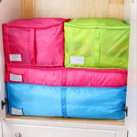 Многоцветное одеяло, тара, сумка для хранения, большая коробочка для хранения, одежда с молнией, система хранения, можно стирать