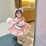 Осеннее платье, юбка, детский наряд маленькой принцессы для девочек, стиль Лолита, детская одежда