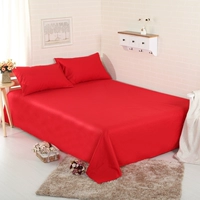 bông đỏ khăn bông khăn trải giường lớn màu xanh một mảnh giường vẻ đẹp màu hồng mô hộ gia đình tatami có thể được tùy chỉnh - Khăn trải giường bộ drap giường 1m6