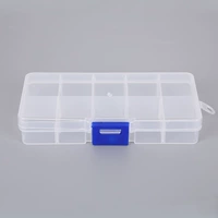 10 Grid Plastice Box Белая синяя пряжка