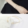 Vô cùng đơn giản gió tam giác rỗng hình dạng hình học mở vòng tay vòng đeo tay vòng đeo tay nữ tính khí đơn giản ngày cá tính Hàn Quốc vòng băng ngọc thủy tảo neja